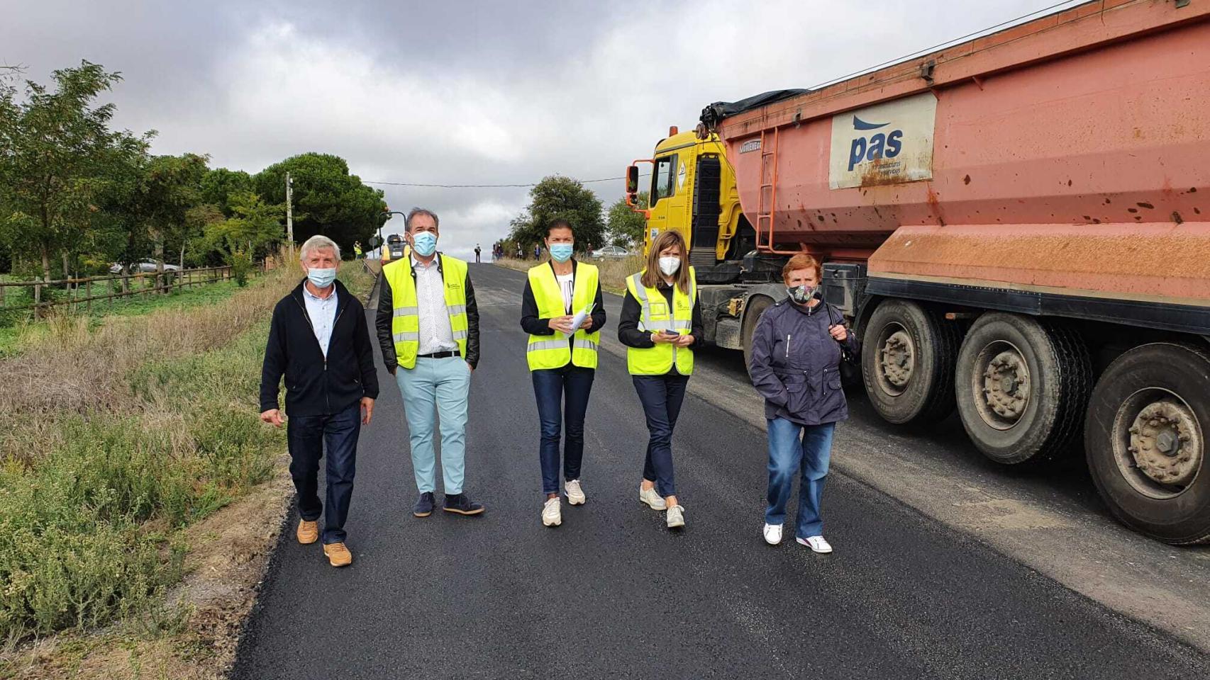 La Delegada Territorial Clara San Damián en las obras