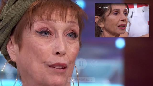 Verónica Forqué y Victoria Abril en montaje de BLUPER.