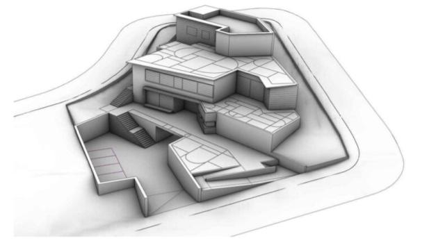 Diseño previsto para el nuevo cuartel de la Guardia Civil en Cártama (Málaga).