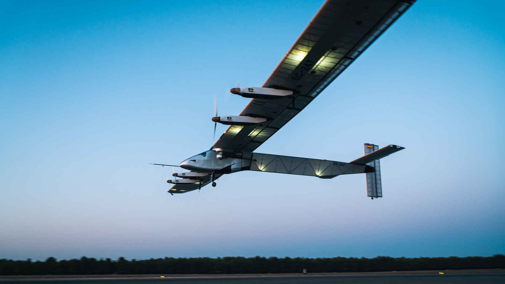 Skydweller Aero en aterrizando. Foto: Skydweller Aero Albacete