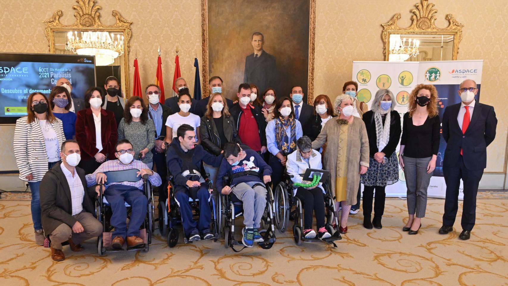 Recepción en el Ayuntamiento de Salamanca a ASPACE