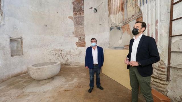 Visita del presidente de la Diputación, Conrado Íscar, a Lomoviejo