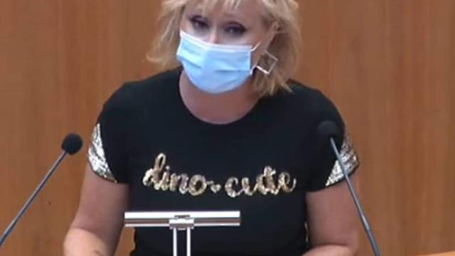 La procuradora zamorana del PP, Leticia García en Cortes