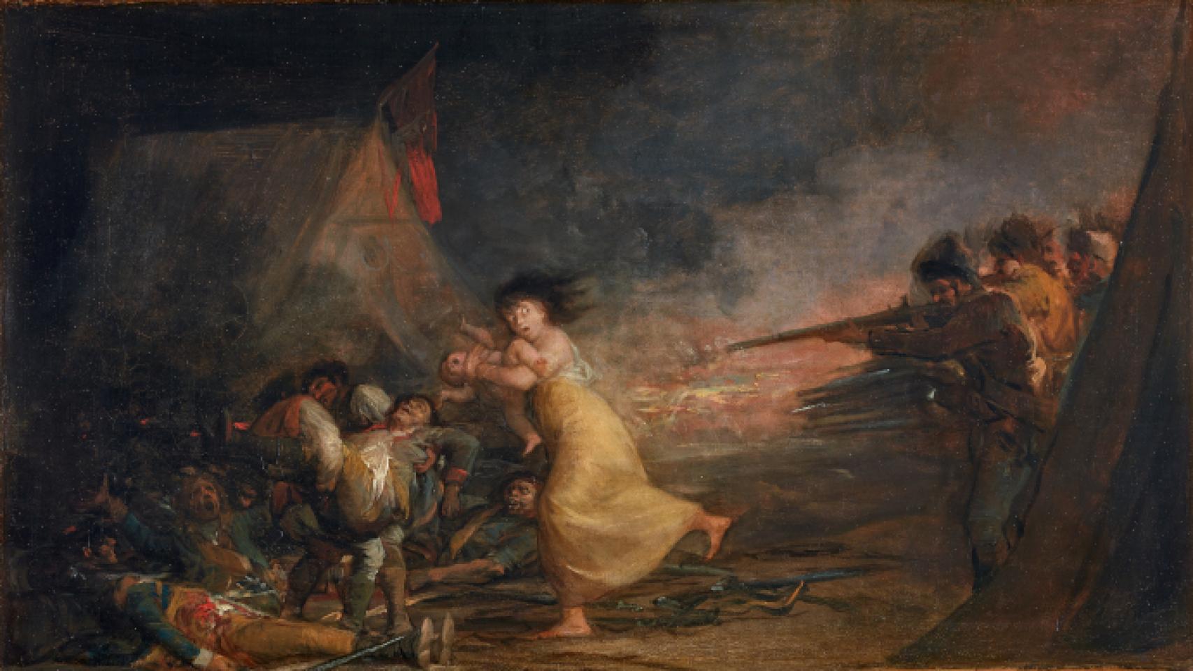 'Ataque a un campamento militar', 1808-1810. Colección Marqués de la Romana, Madrid