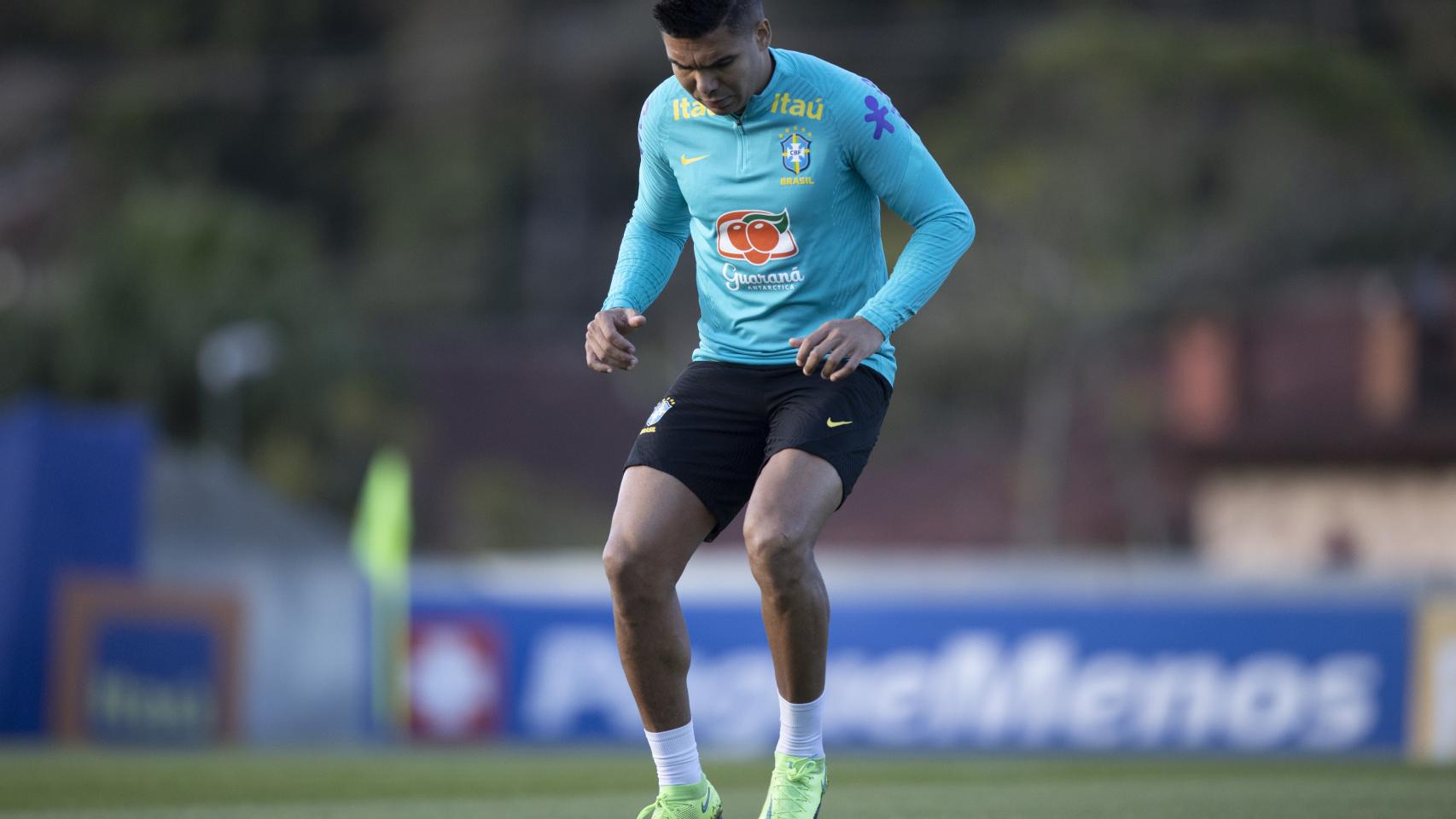 Casemiro, con la selección de Brasil