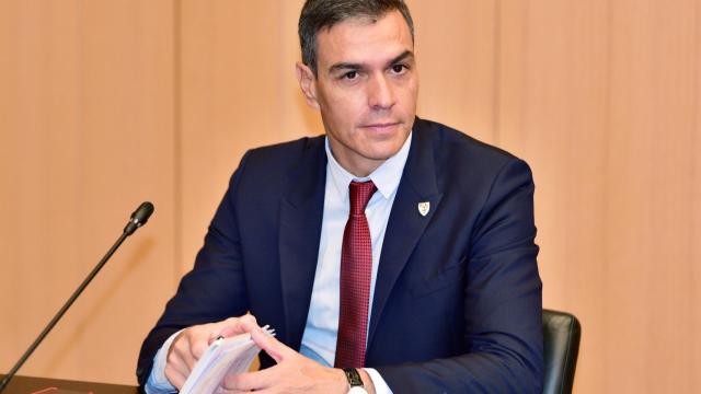 El presidente del Gobierno, Pedro Sánchez, durante la cumbre de la UE y los Balcanes Occidentales.