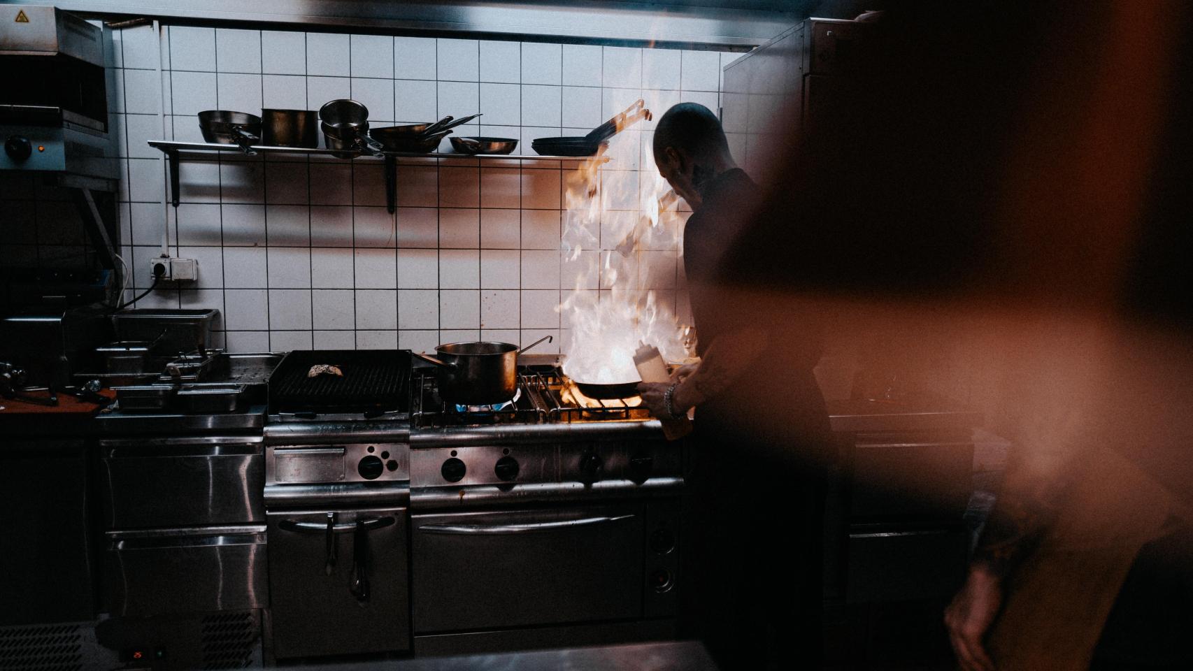 Imagen de archivo de una cocina