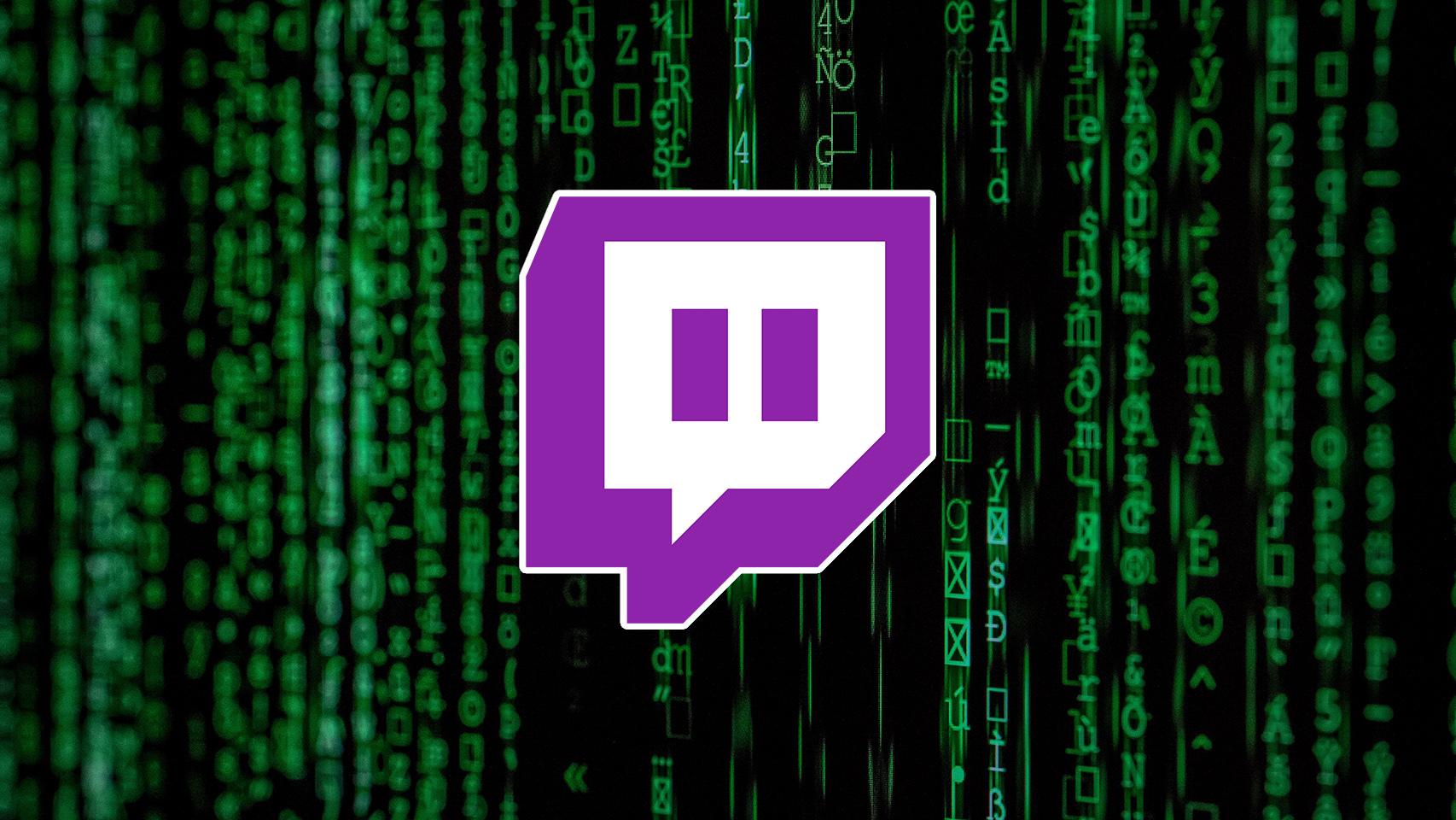 Twitch junto a código.