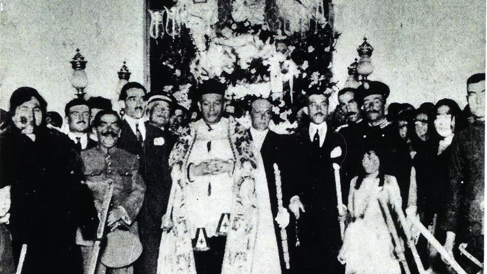 Procesión histórica de la Virgen del Rosario