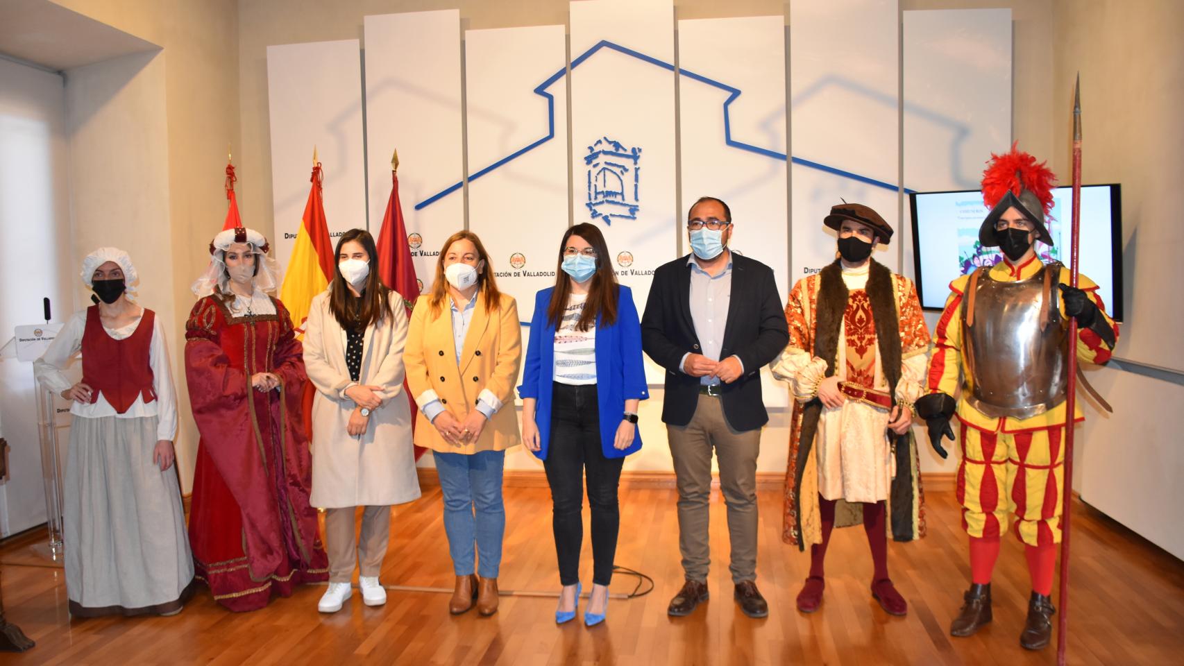 Acto de presentación de las visitas teatralizadas con motivo del V Centenario de Villalar
