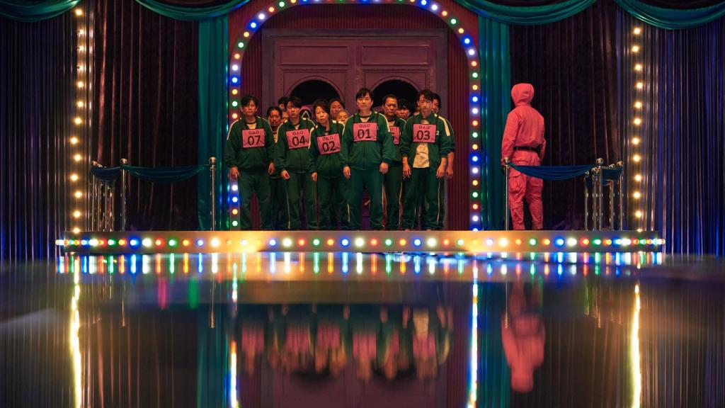 Los jugadores en el punto de partida.