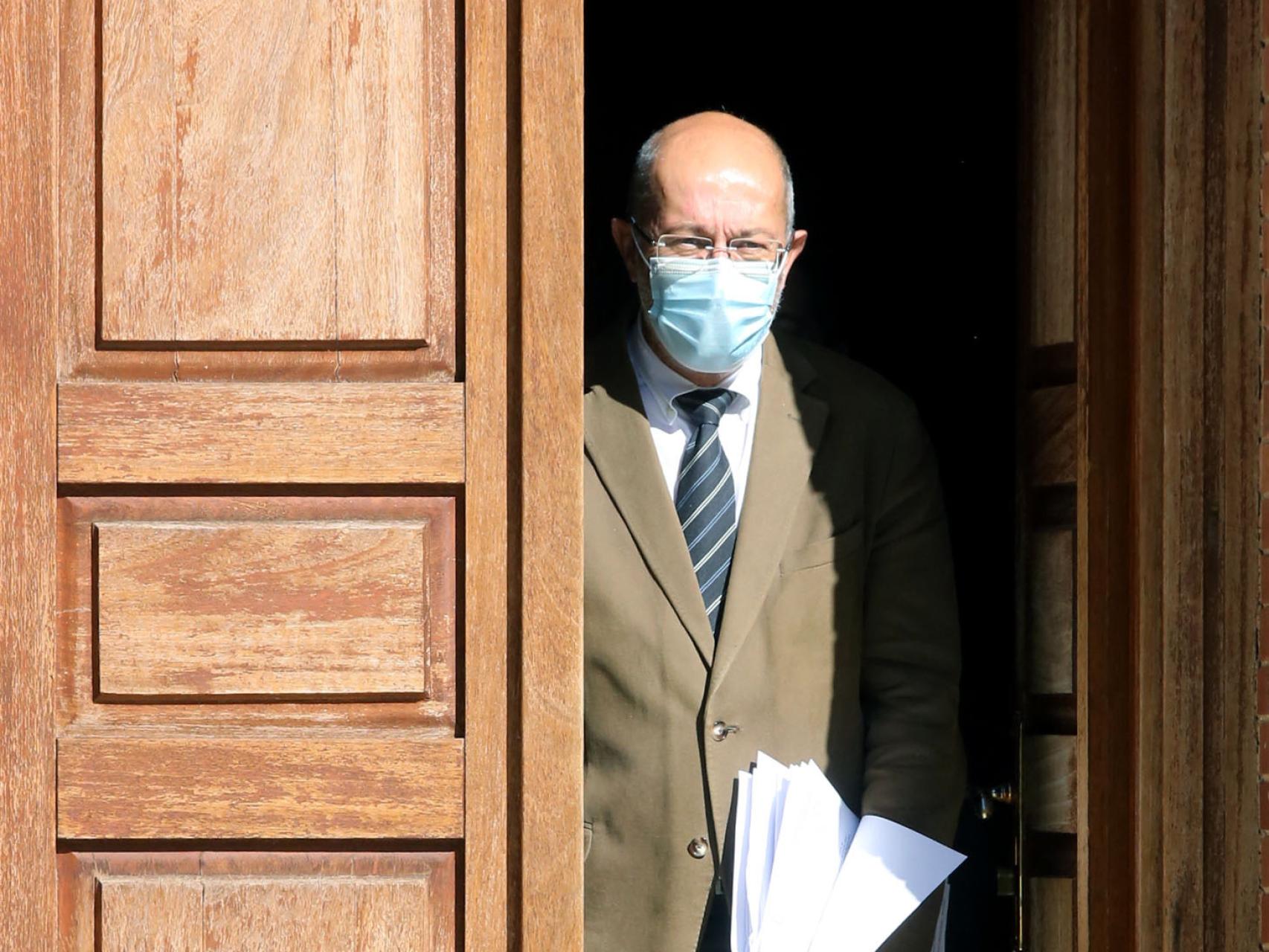 Francisco Igea antes del Consejo de Gobierno