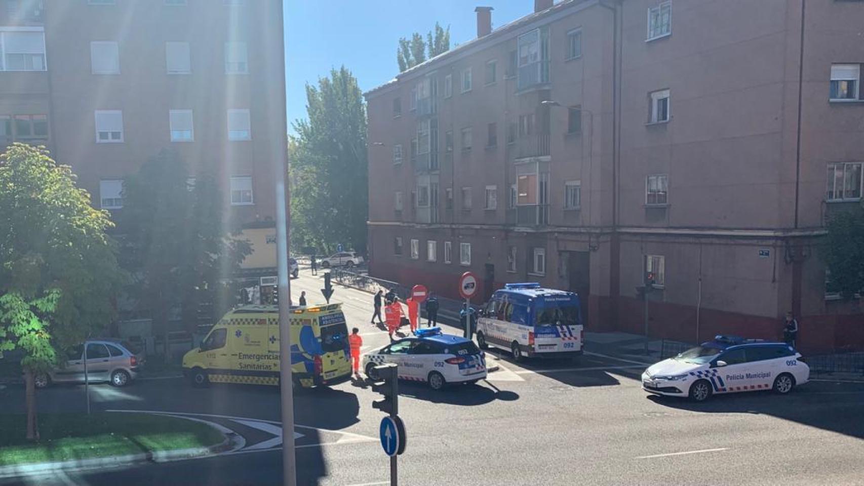 La Policía de Valladolid y miembros de Sacyl se han desplazado hasta el lugar de los hechos