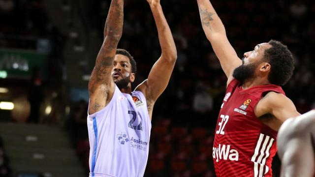 Cory Higgins, en el Bayern Múnich - FC Barcelona