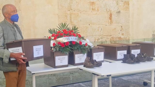 Juan Luis López Rubio, sobrino de Silvestre López López, la única persona identificada de las siete Viejo
