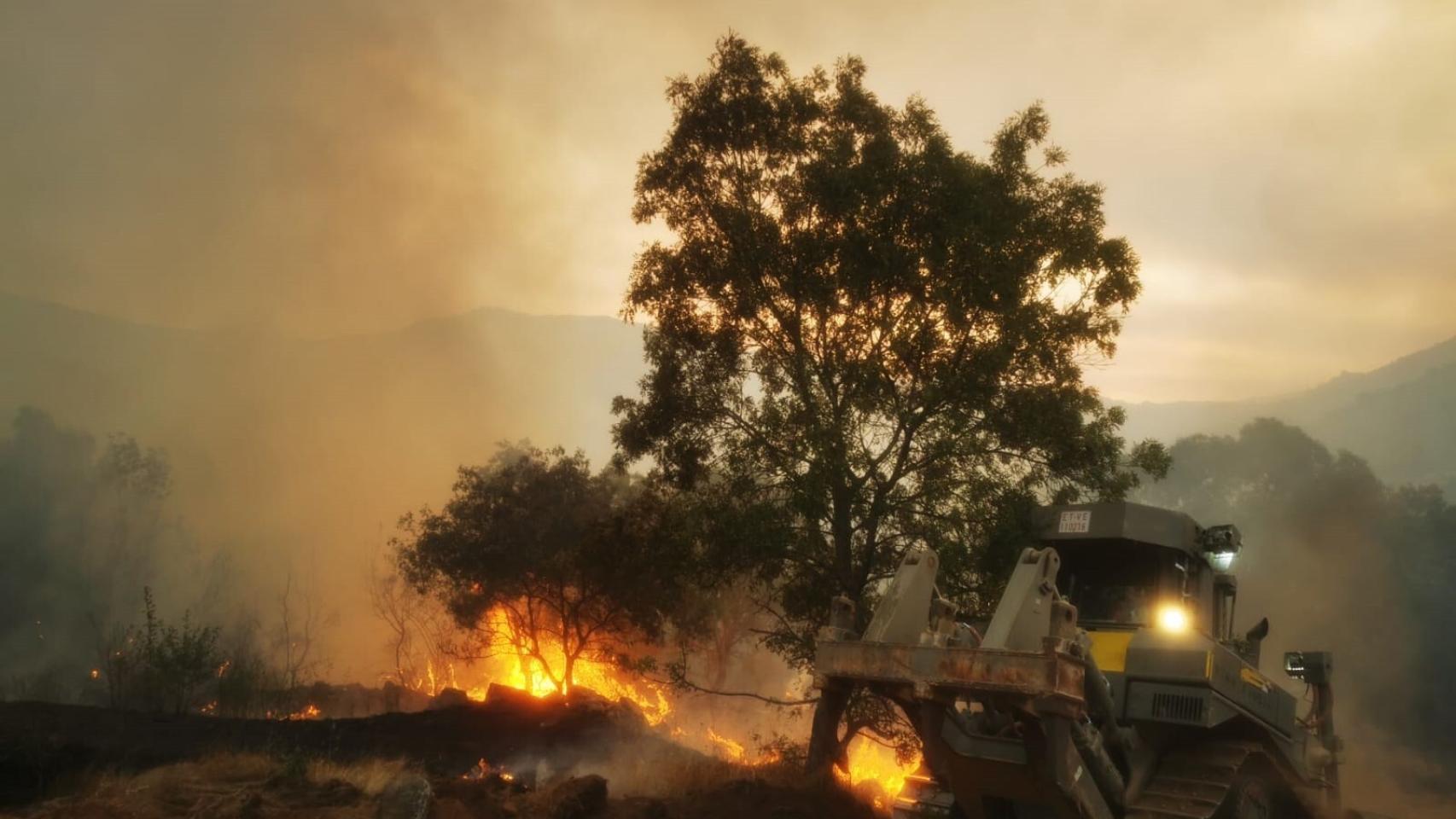 Incendio en Navalacruz