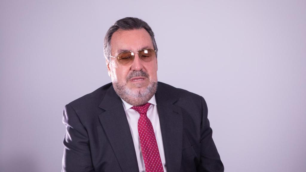 Miguel Carballeda, presidente del Comité Paralímpico Español, durante una entrevista en la sede de EL ESPAÑOL