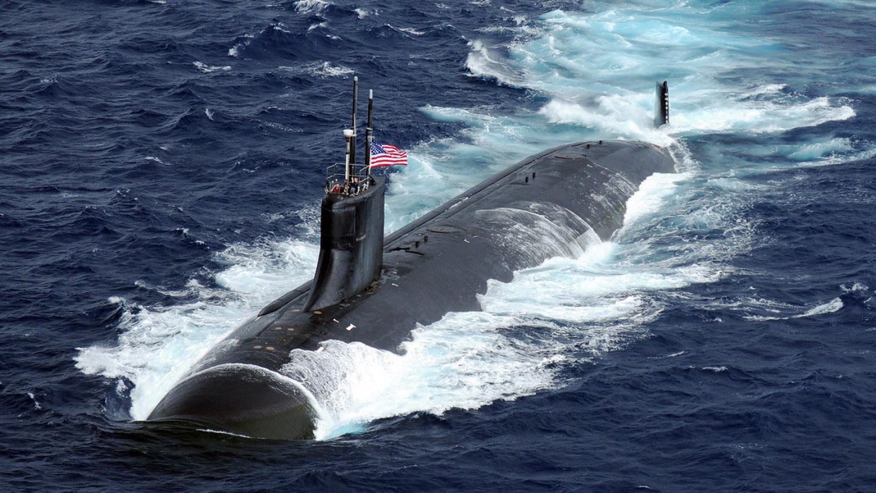 El USS Connecticut, accidentado en el Indo-Pacífico.