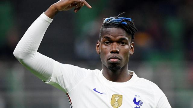 Paul Pogba, durante el España - Francia