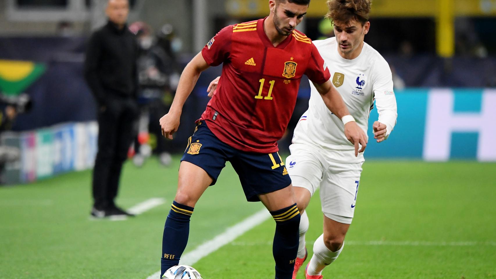 Ferran Torres, en el España - Francia
