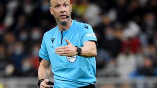 Anthony Taylor, durante el España - Francia