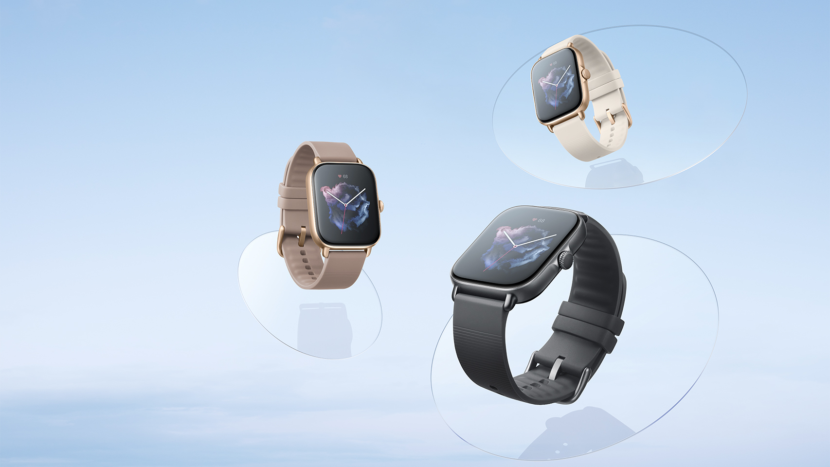 Amazfit GTS 3 en varios colores
