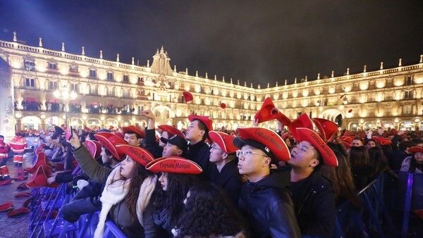 Imagen de archivo de una anterior edición de la Nochevieja Universitaria