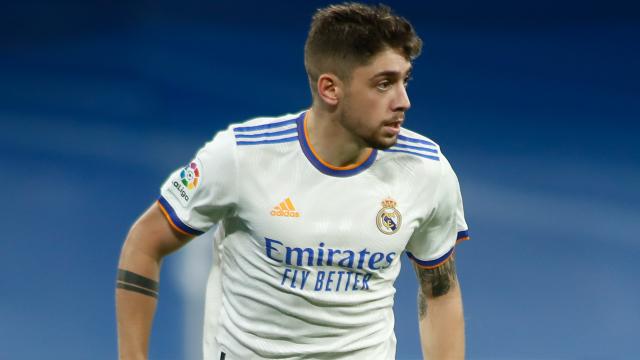 Fede Valverde, en un partido del Real Madrid en la temporada 2021/2022