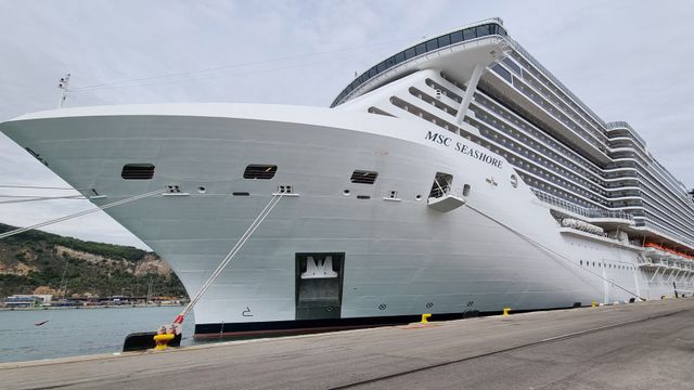 MSC Seashore en el puerto de Barcelona. FOTO: Julio Miravalls.