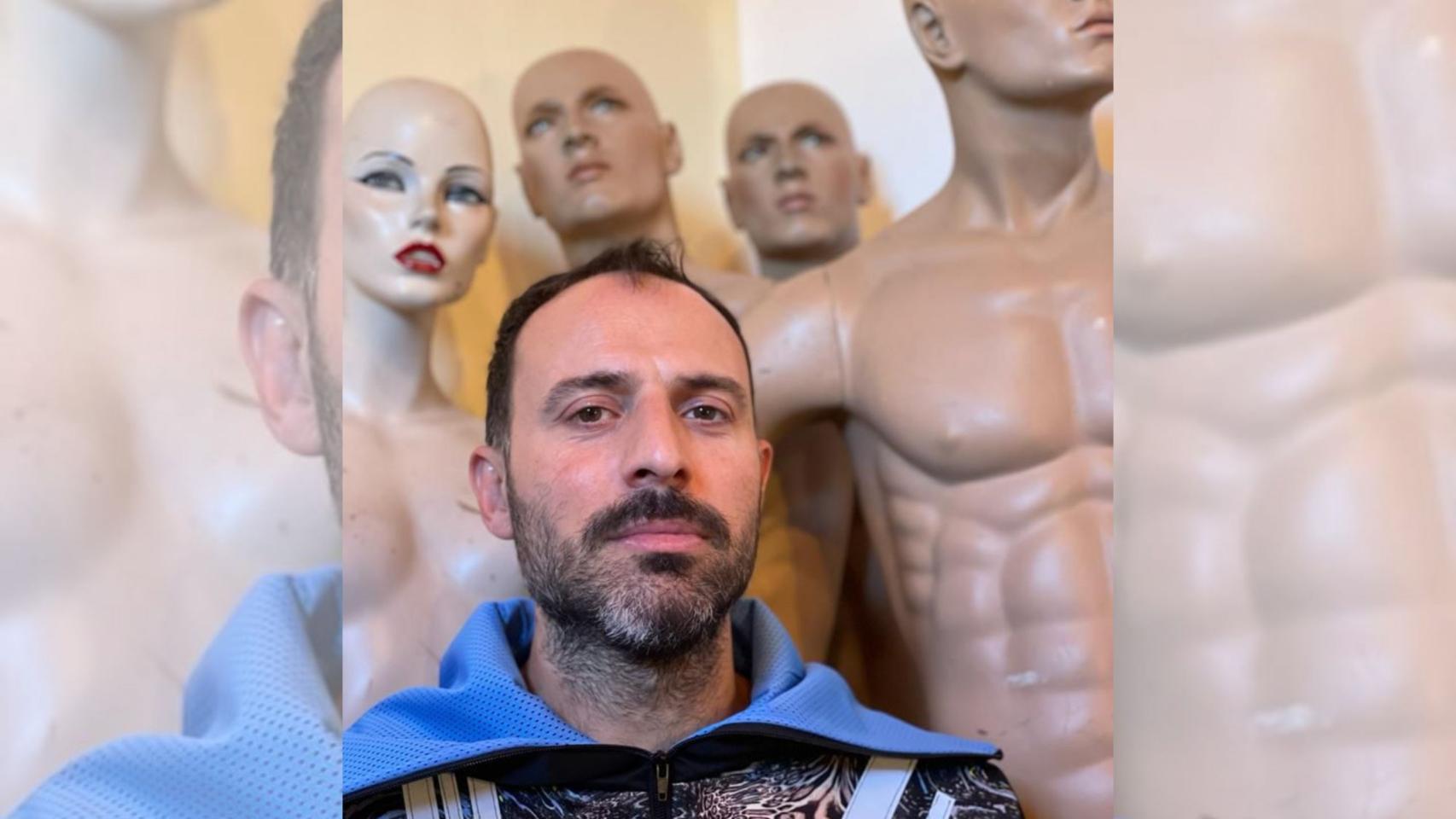 El poeta vigués Marcos de la Fuente.