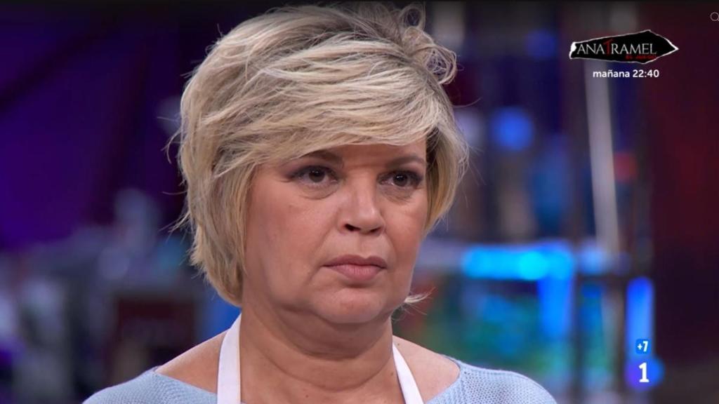 Terelu Campos minutos antes de la resolución de la primera prueba.