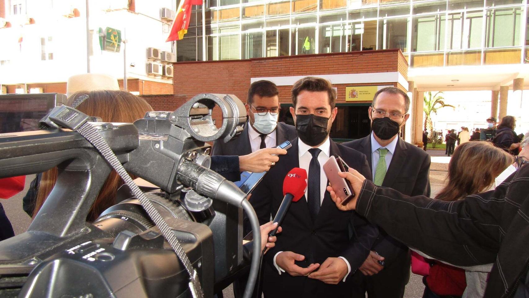 Fagúndez  comparece ante los periodistas