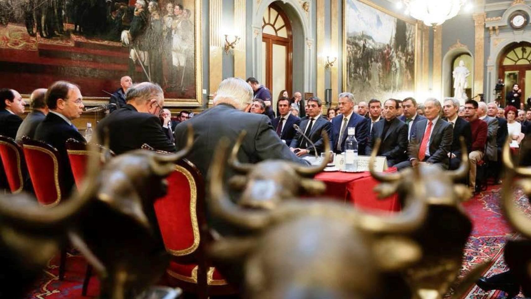 Imagen de una anterior entrega de los premios de la Asociación Taurina Parlamentaria