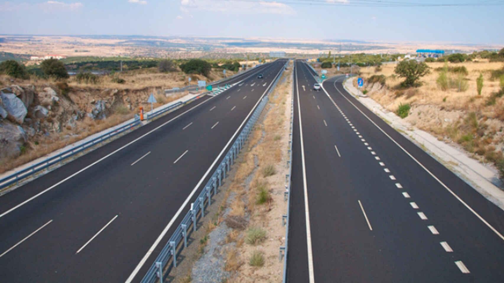 Imagen de archivo de una carretera