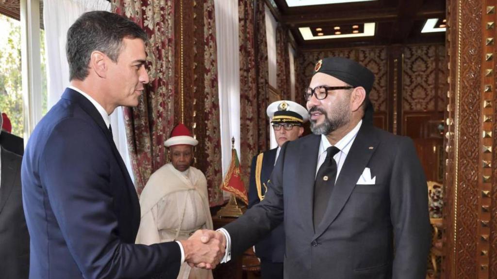 Mohamed VI y Pedro Sánchez, en el primer encuentro que mantuvieron en Rabat, en noviembre de 2018.
