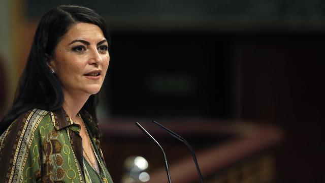 La diputada de Vox Macarena Olona en una imagen de archivo.