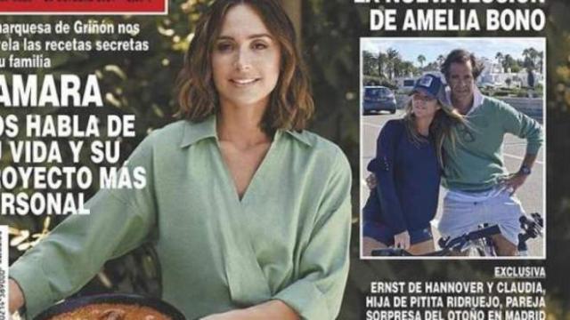 Amelia Bono, en la portada de esta semana de la revista ¡Hola!