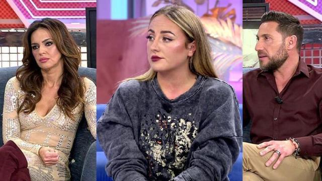 Olga Moreno, Rocío Flores y Antonio David.