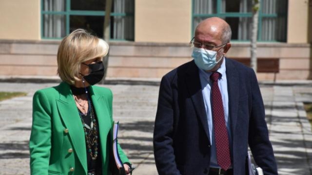 Verónica Casado y Francisco Igea