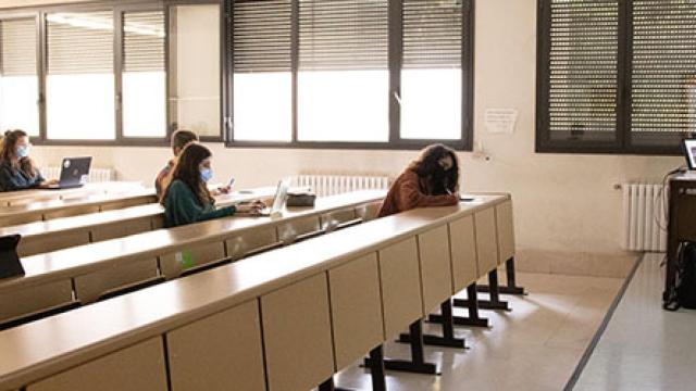 Una clase de la Universidad de Salamanca