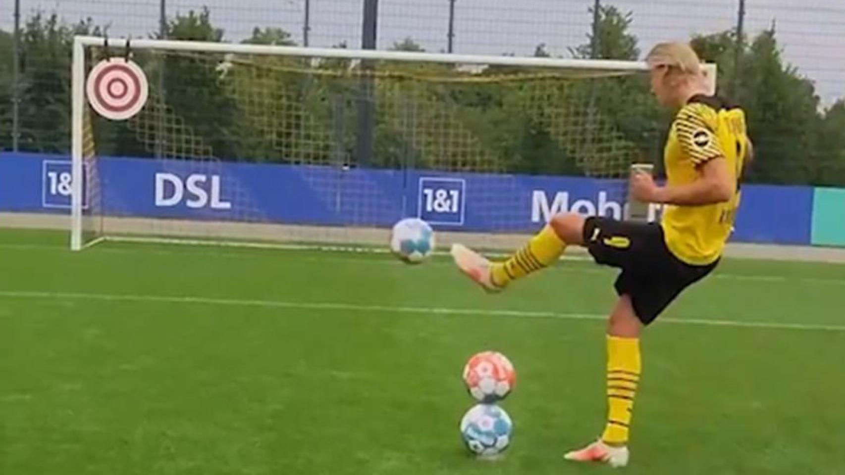 Captura del challenge de Erling Haaland en Instagram