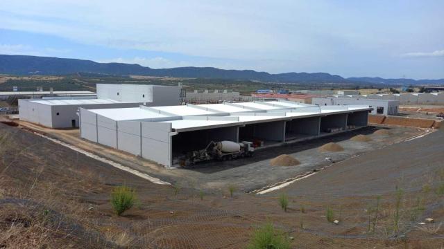 Planta revalorización neumáticos en construcción de Nexolub.