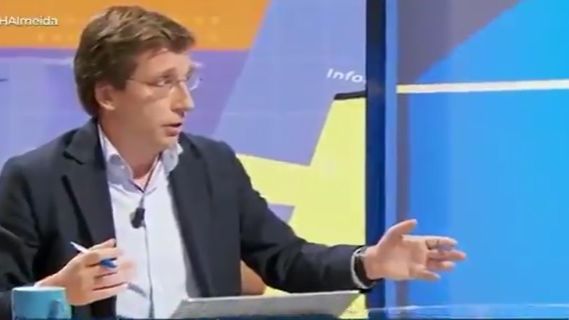 El alcalde de Madrid y portavoz nacional del PP, José Luis Martínez-Almeida, este viernes en TVE.