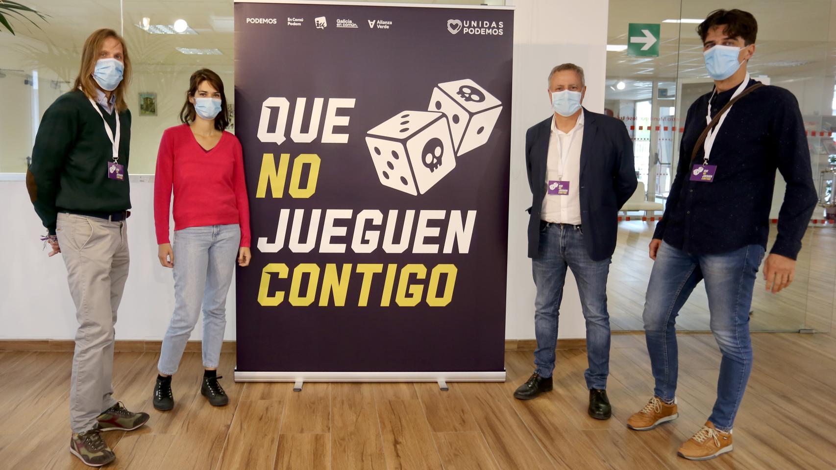 Leticia Pérez / ICAL Acto de Unidas Podemos 'Que no jueguen contigo' en Valladolid con la presencia del portavoz nacional y secretario autonómico, Pablo Fernández, la dirigente Isa Serra y el coordinador de IUCyL, Juan Gascón, entre otros