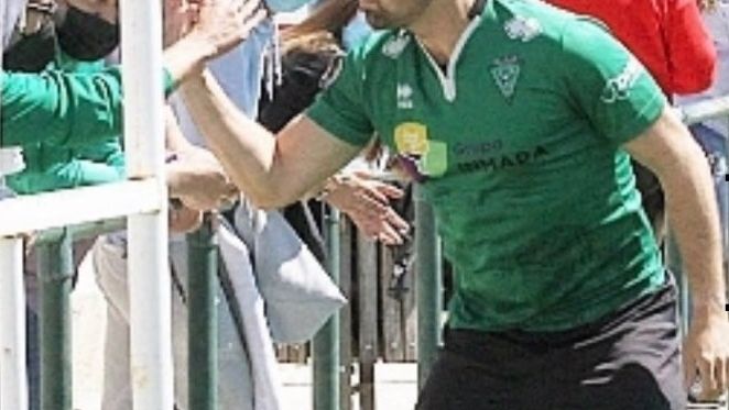 Andrés Martín, jugador del CD Villamuriel