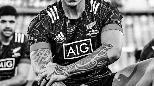 Sean Wainui, jugador de los 'All Blacks'