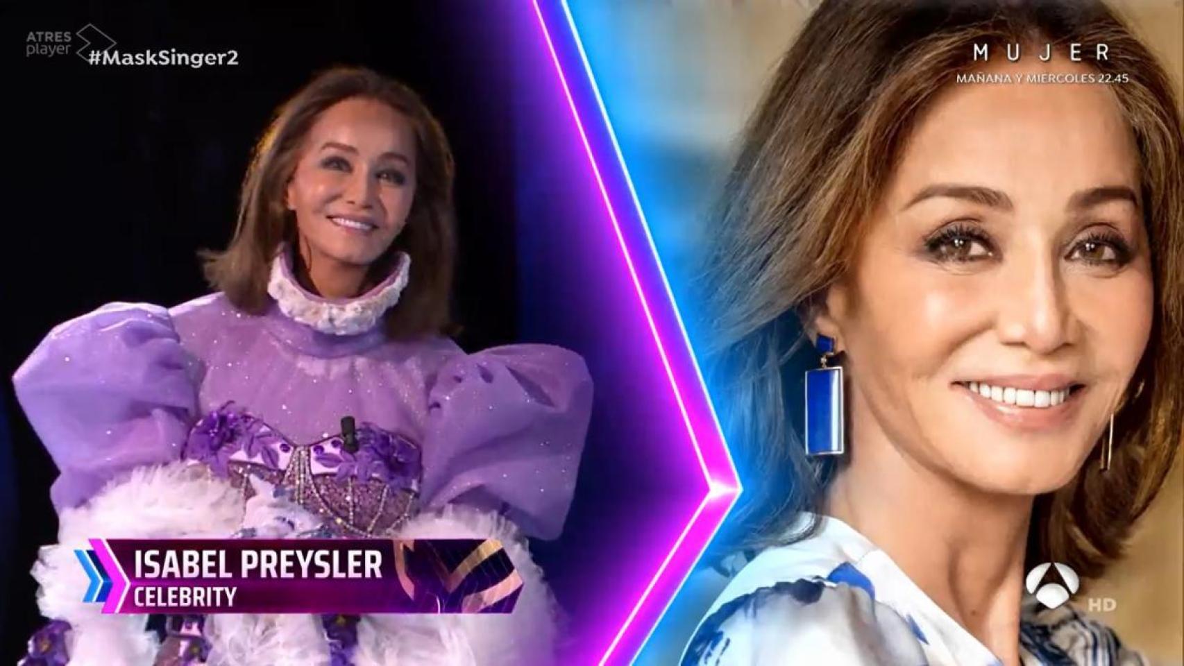 Isabel Preysler durante su participación en 'Mask singer'.
