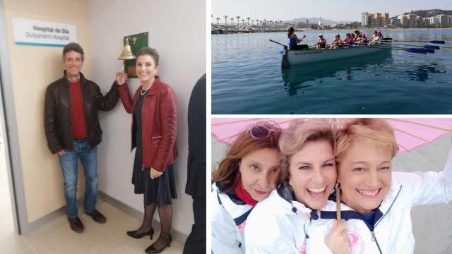 Un montaje con imágenes de Sandra.