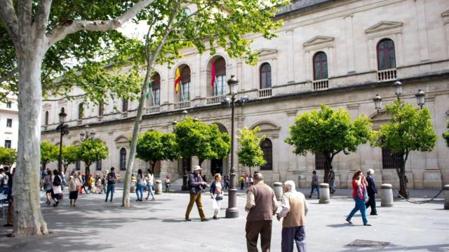 Fachada del Ayuntamiento de Sevilla.