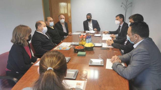 Foto de la reunión celebrada esta mañana